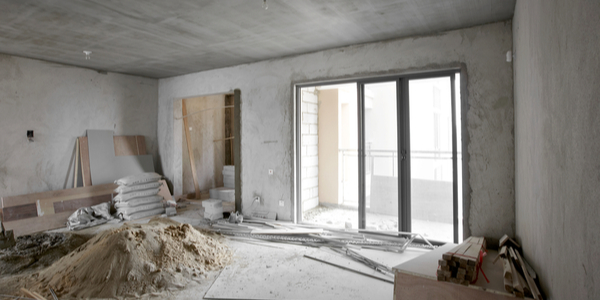 property being renovated during bridging loan period