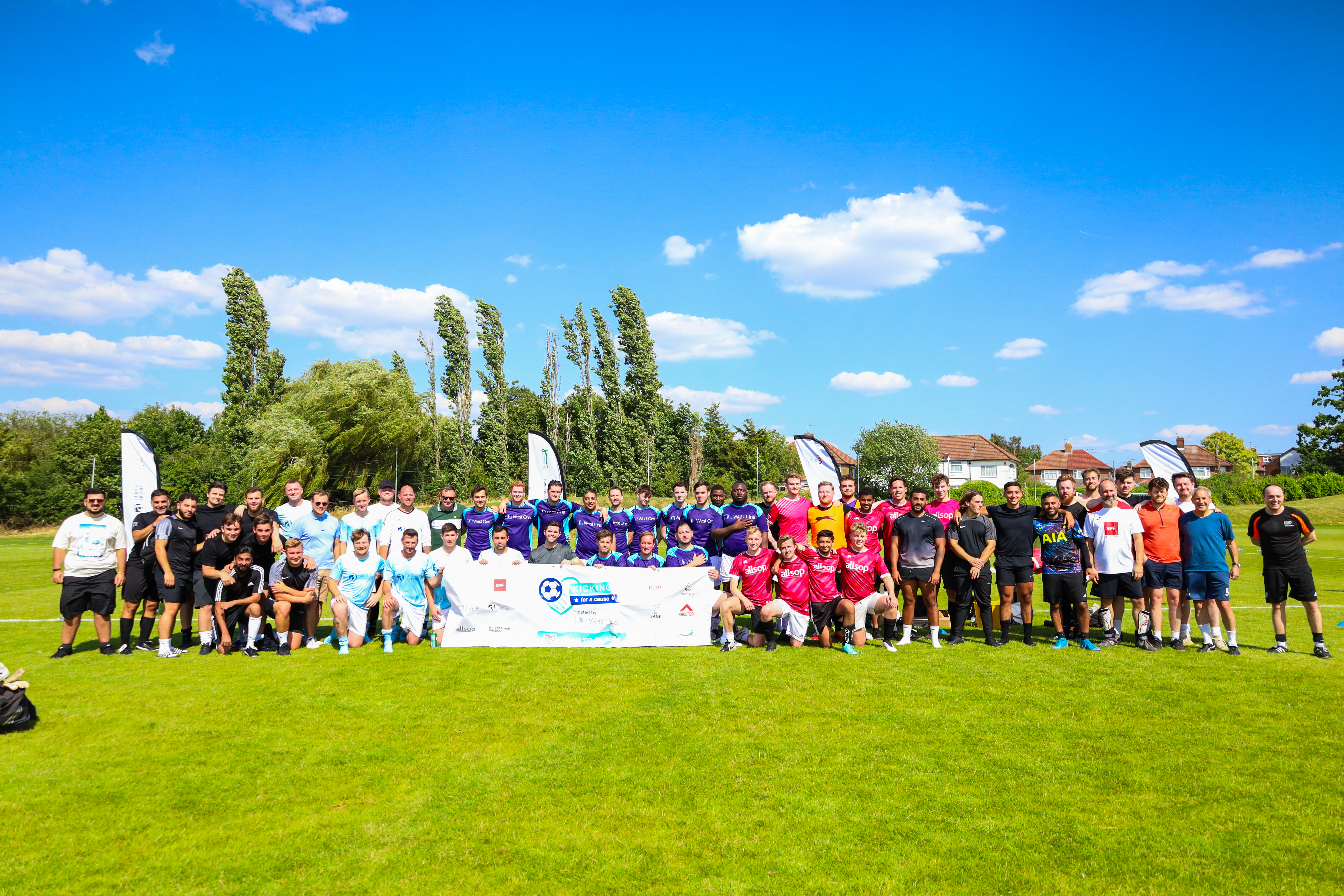 West One raise £5,000 for charity at inaugural 8 a-side football tournament
