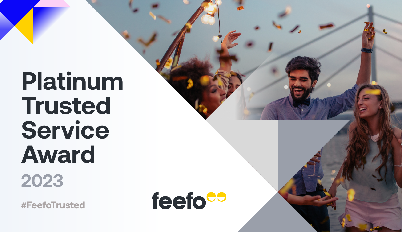 Feefo Awards Platinum Trusted Service 2023